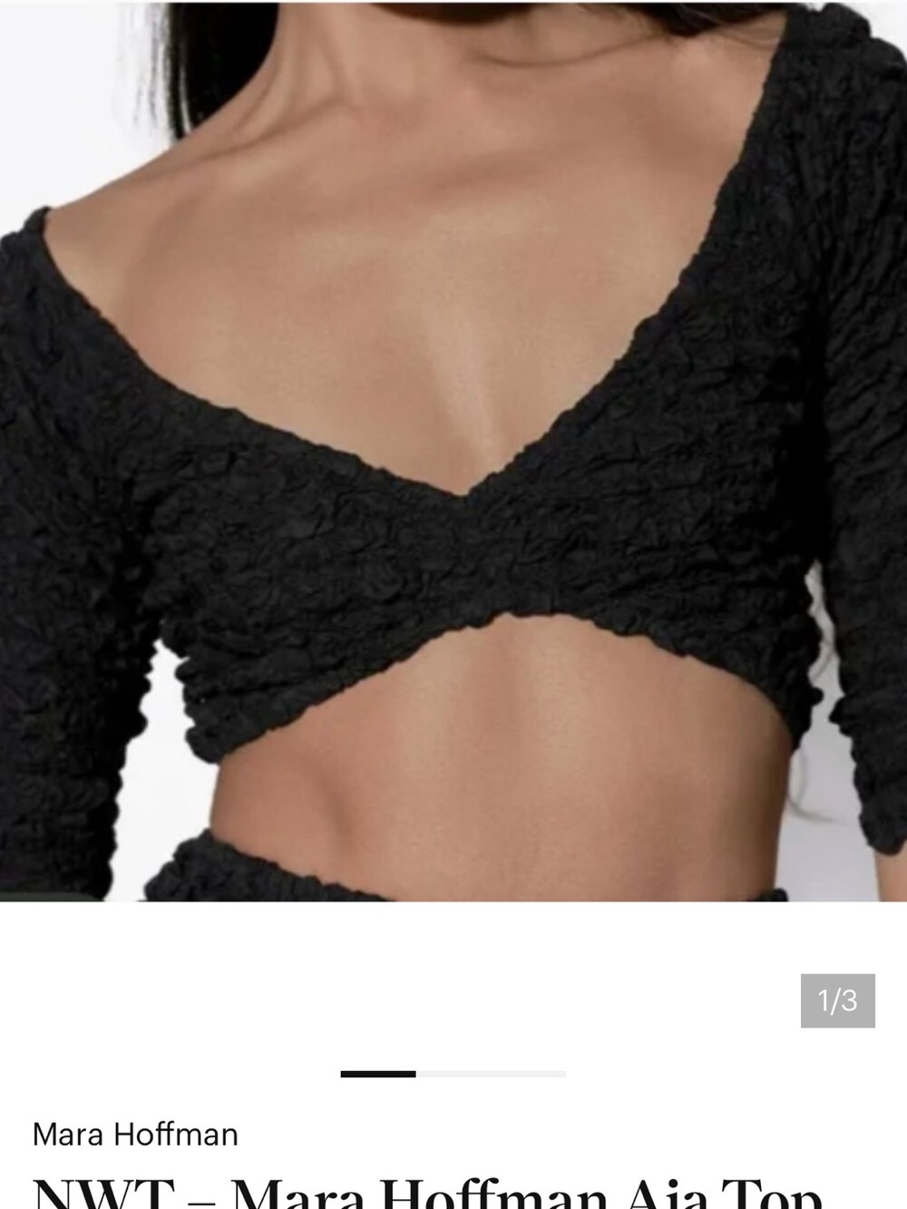 Mara Hoffman NWT Aja top